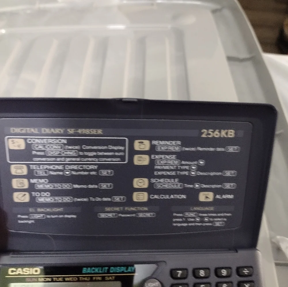 Casio diary - Picture 2 of 4